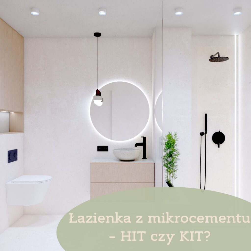 Łazienka z mikrocementu – HIT czy KIT
