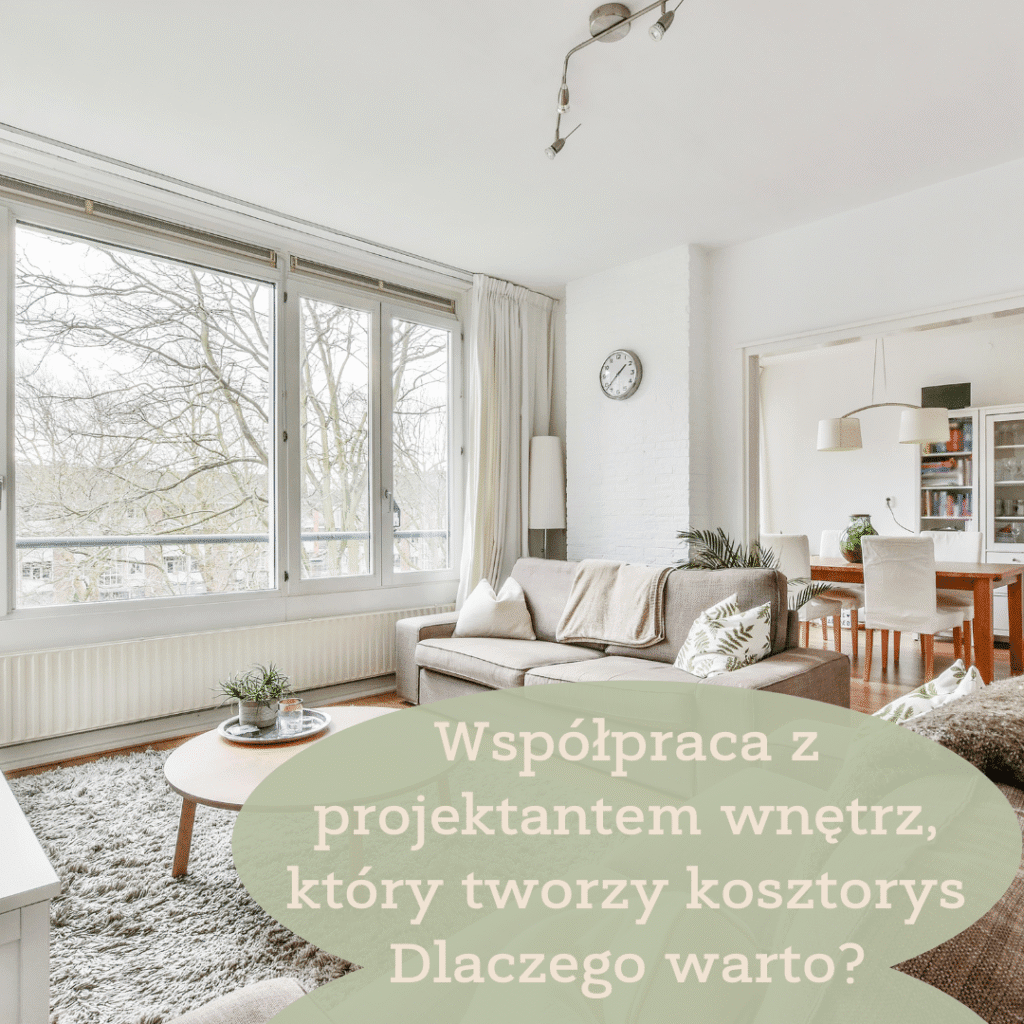 Współpraca z projektantem wnętrz, który tworzy kosztorys remontowy